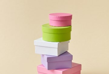 How to Organize a Stack Box Gift, by Shirley George Frazier. All rights reserved. Photo by DS stories: https://www.pexels.com/photo/pile-of-colorful-boxes-7679762/